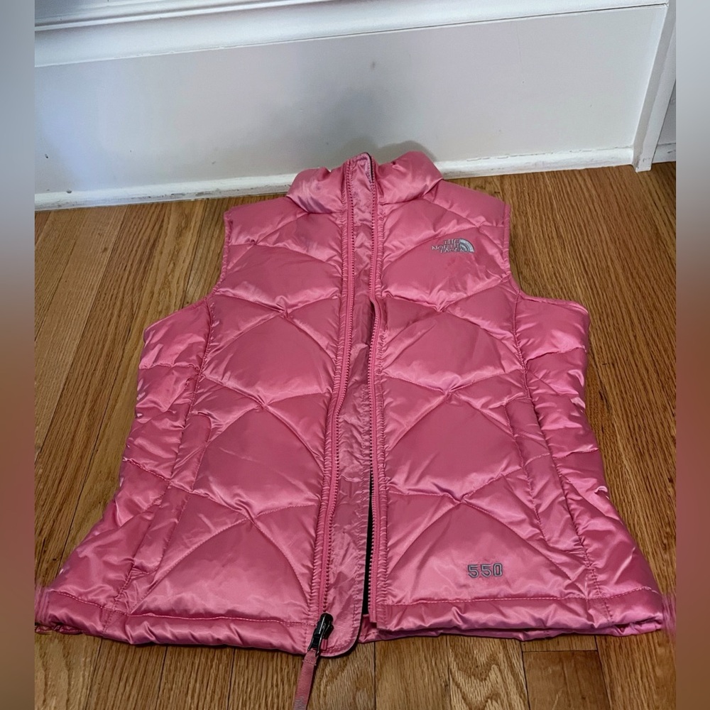 Girls The North Face puffer vest